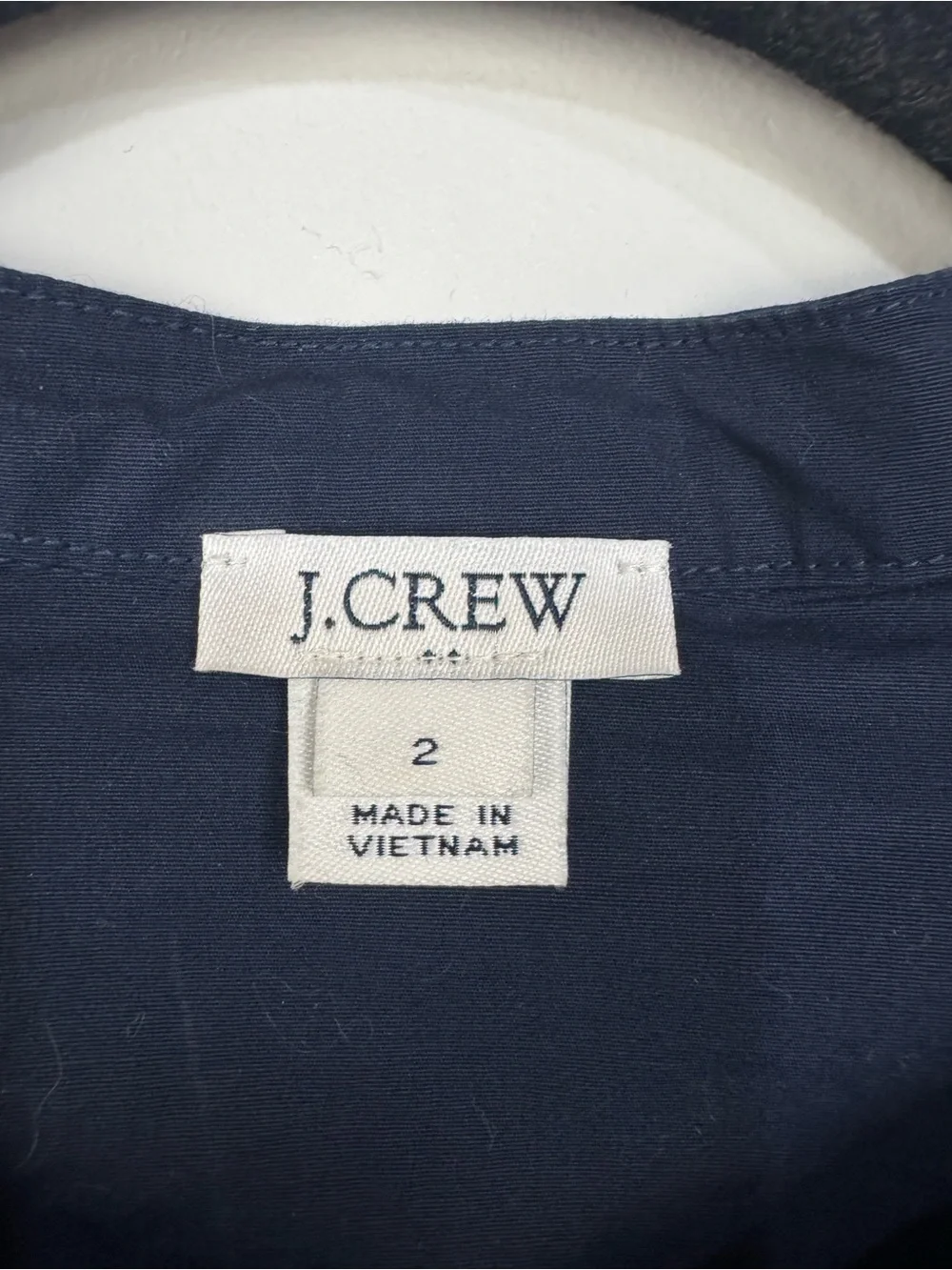 J.Crew Navy & Green Embroidered Tank Top Blouse Dressy